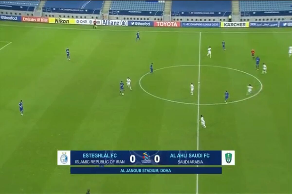 بازی استقلال و الاهلی