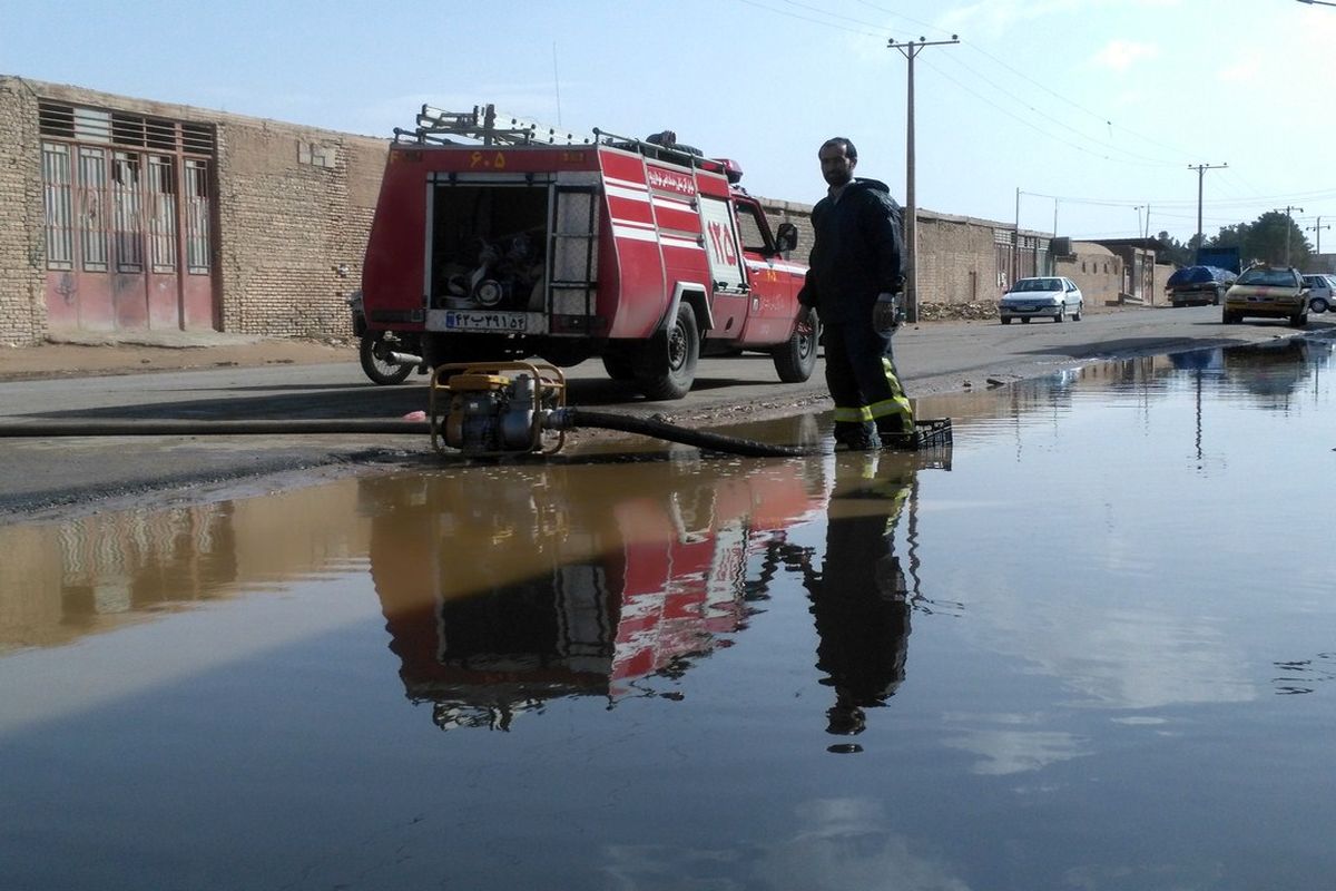  آب‌گرفتگی محلات کرمانشاه