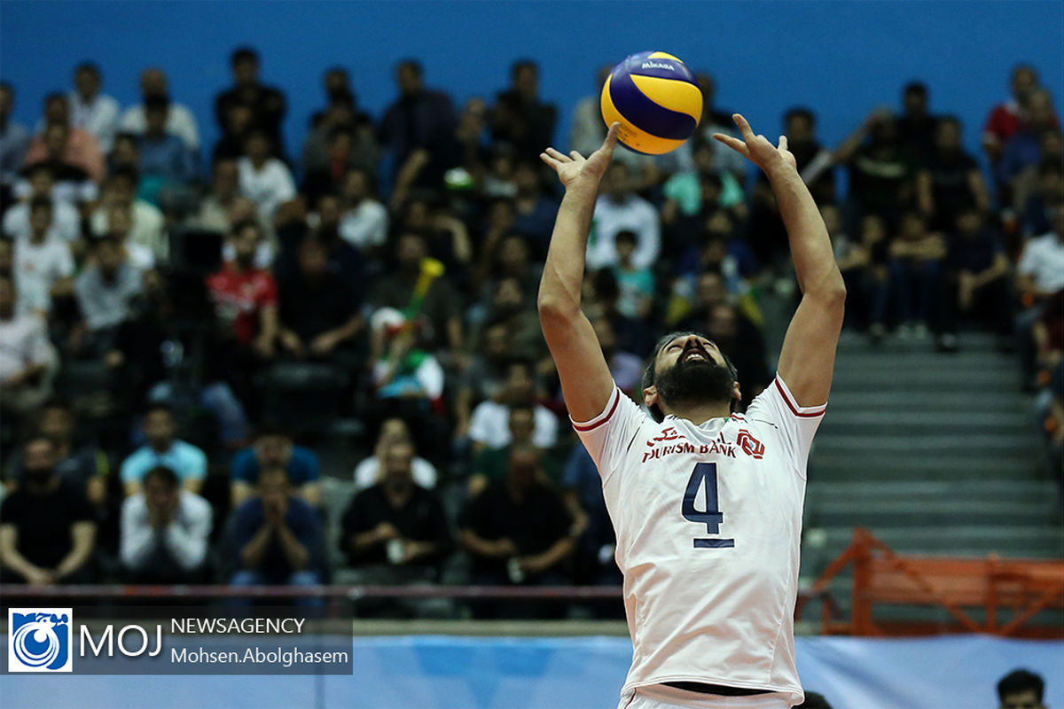 دیدار تیم های ملی والیبال ایران و استرالیا