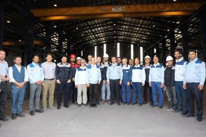 دیدار عیدانه علی امرایی با کارکنان فولاد سنگان