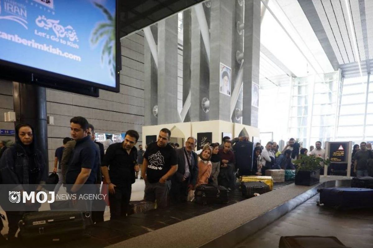 فرودگاه کیش ورود مسافر 