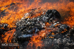 امحاء 6 تُن انواع مواد افیونی در اصفهان