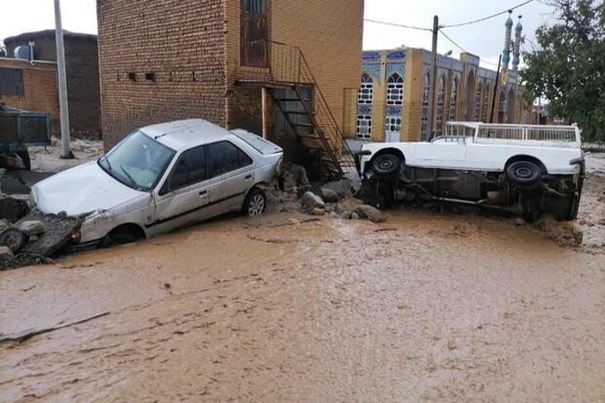 سیل در فیروزکوه