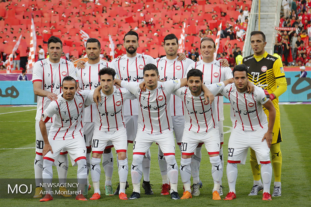 دیدار تیم های فوتبال پرسپولیس و سپیدرود رشت