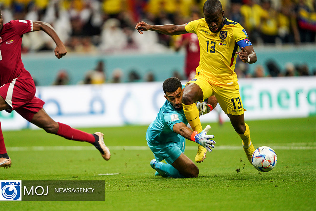 جام جهانی فوتبال - دیدار قطر و اکوادور
