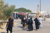 تردد زائران حسینی در مرز شلمچه برقرار است