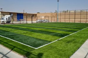 بهره برداری زمین چمن درون محله ای در منطقه چهار شهرداری یزد