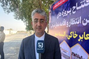 افتتاح سه پروژه عمرانی و خدماتی در آرامستان باغو بندرعباس