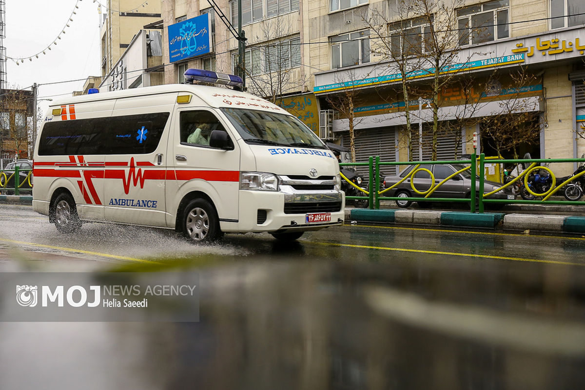 بارش باران در تهران