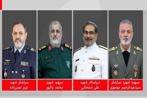 بیانیه سپاه پاسداران درباره مراسم تشییع پیکر مطهر فرماندهان شهید