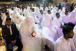 88 زوج رودانی راهی خانه بخت شدند