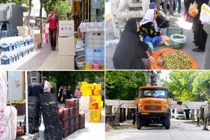 دستفروشان استخدام می شوند/جمع آوری دستفروشان از خیابان ولی عصر (عج) آغاز شد