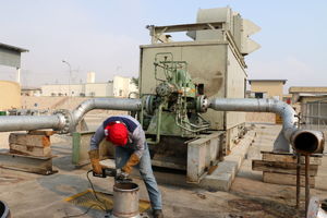 توربین سولار سنتار مرکز انتقال نفت قطب آباد هرمزگان راه اندازی شد