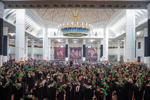 مادران شیرازی در رثای حضرت علی‌اصغر(ع) گرد هم آمدند