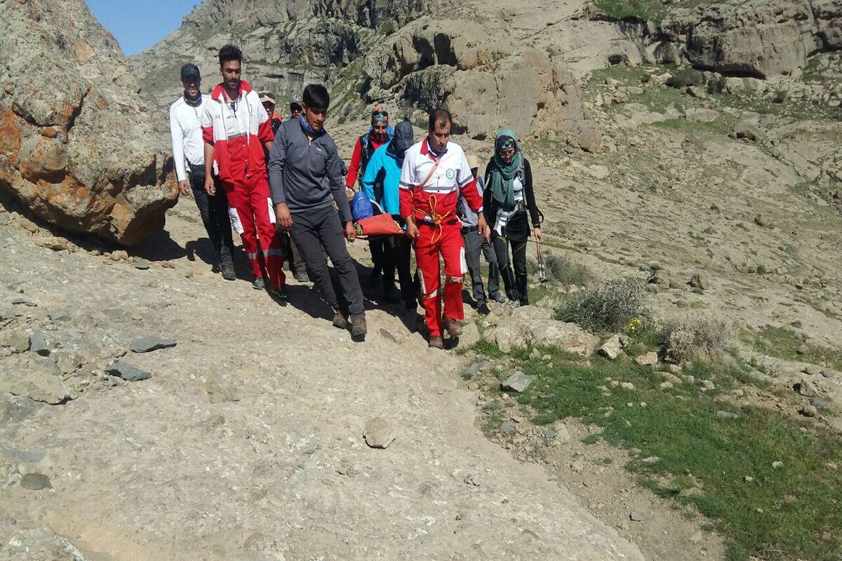 سقوط کوهنورد زن از ارتفاعات شهرستان اسکو