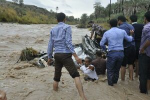 سیل در میناب و بشاگرد پنج کشته برجا گذاشت 