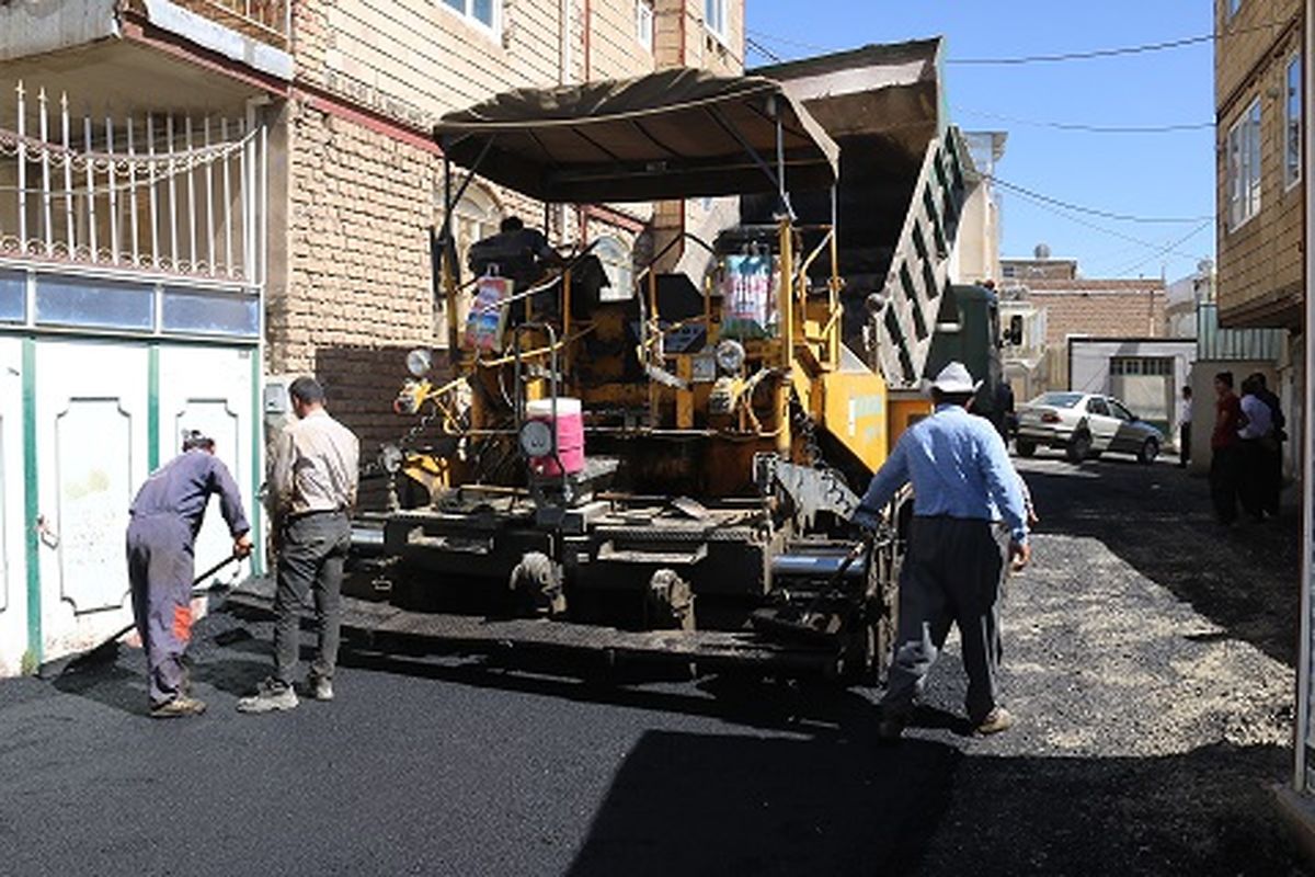 آسفالت وبهسازی معابر ننله