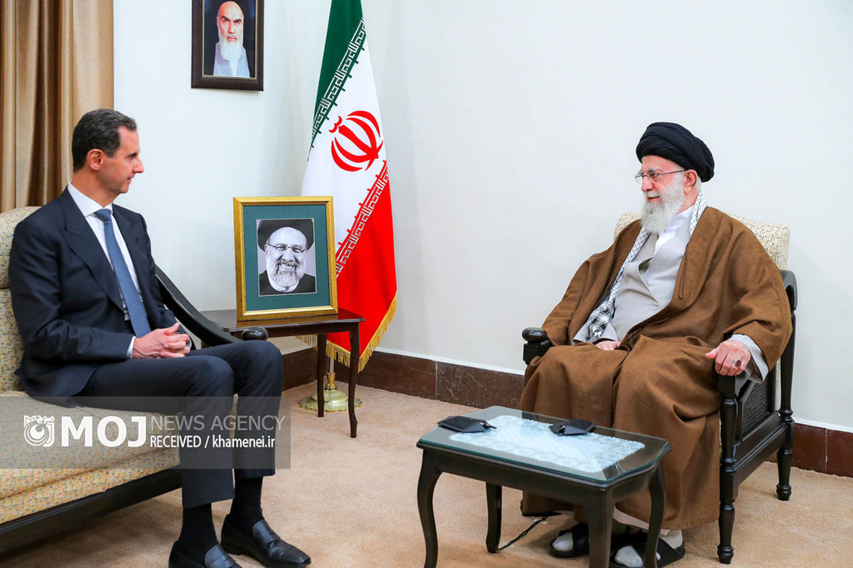 دیدار رئیس جمهور سوریه با مقام معظم رهبری