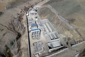 پیشرفت 83 درصدی سازه تصفیه خانه فاضلاب چادگان