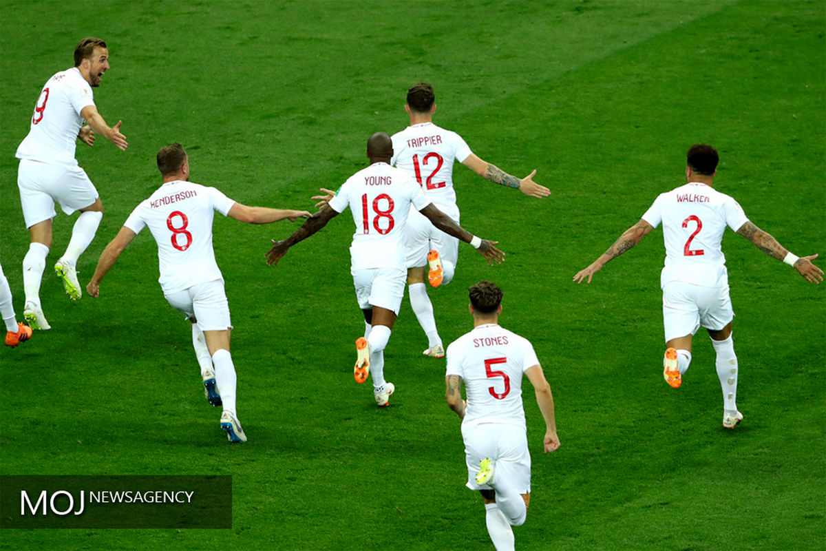 جام جهانی فوتبال - دیدار تیم های انگلیس و کرواسی