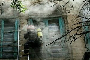 یک میراث ملی فرهنگی در کرمانشاه طعمه حریق شد