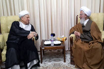 آیت الله جوادی آملی با رئیس مجمع تشخیص مصلحت دیدار کرد