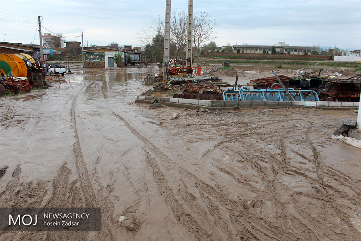 آبگرفتگی معابر شهری در گنبد کاووس