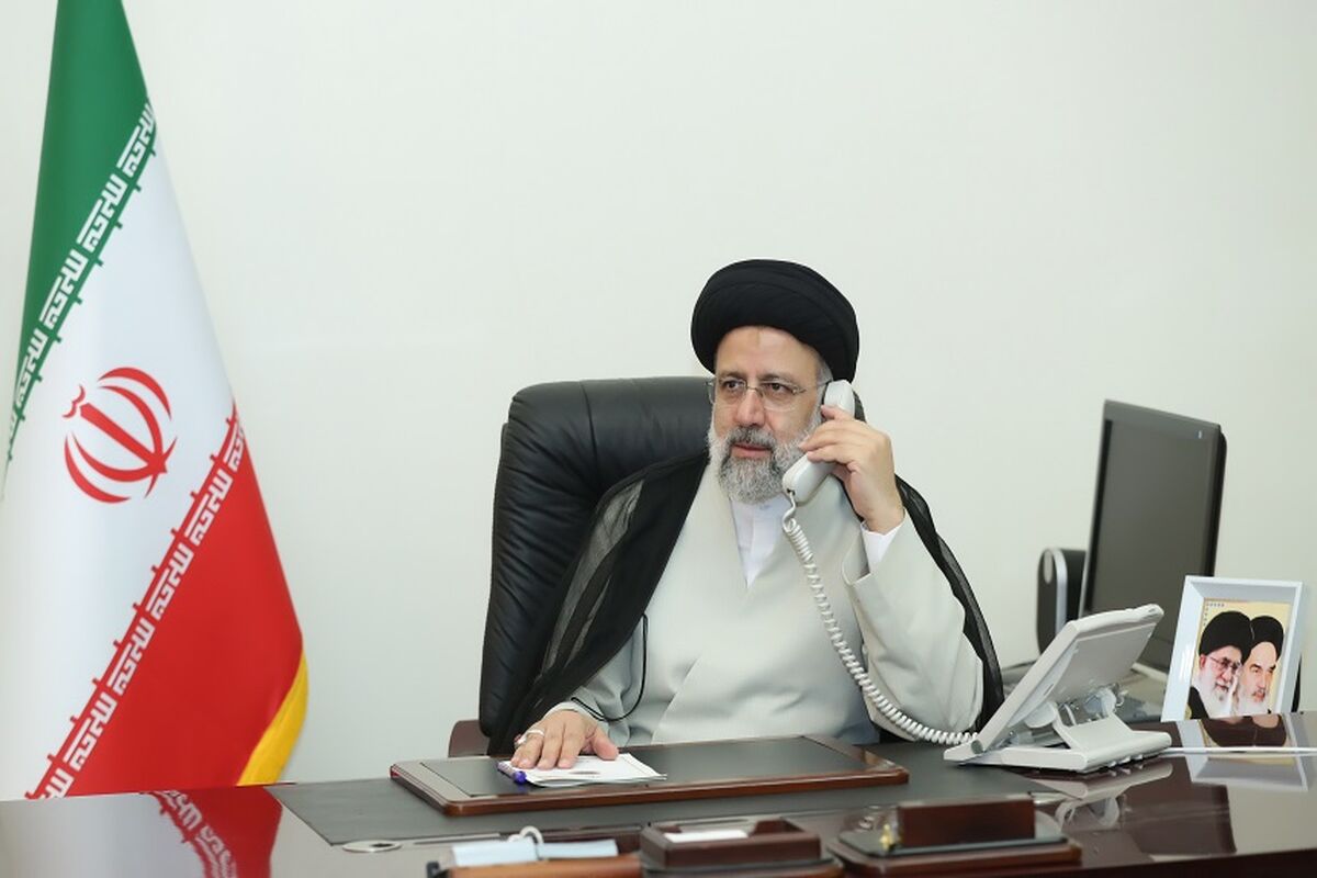 صحبت تلفنی سید ابراهیم رئیسی رئیس جمهور