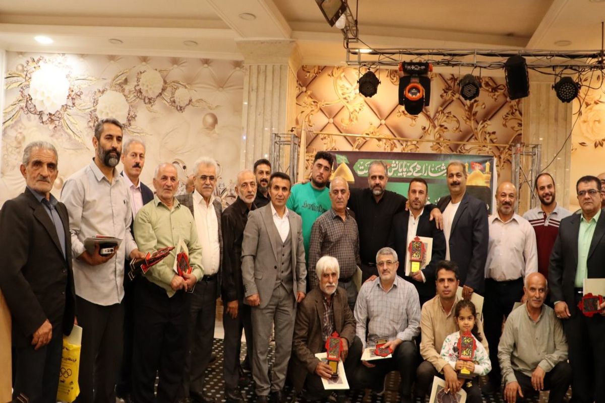 تکریم خادمان موکب قدمگاه شهدای چالوس 