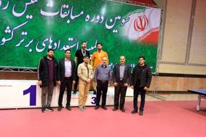 کسب مقام سوم تیمی مسابقات تنیس روی میز بسیج کشور توسط ورزشکاران بسیجی مرکز تربیت بدنی سپاه استان ایلام
