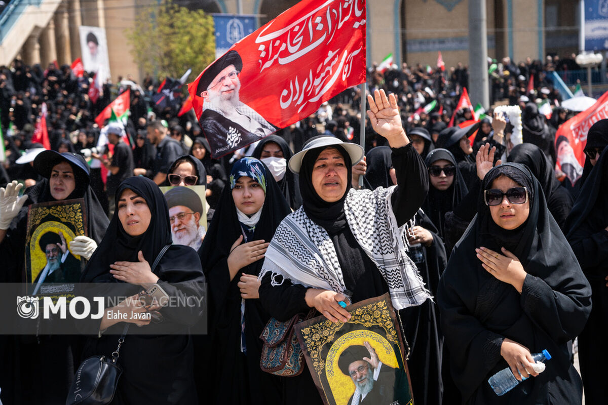 مراسم وداع با رهبر شهید انقلاب