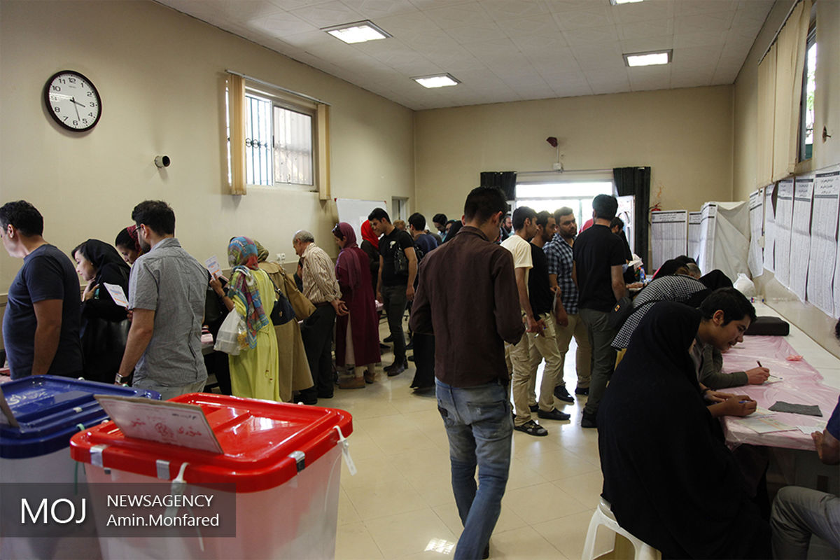 حضور مردم تجریش در انتخابات