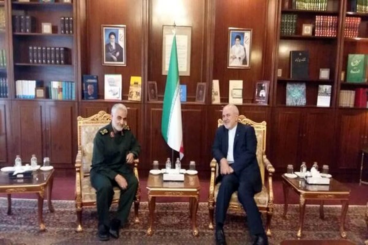 دیدار سردار سلیمانی با ظریف