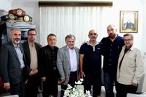 دیدار دبیرکل حزب مؤتلفه اسلامی با جهان‌پهلوان امیرحسین زارع