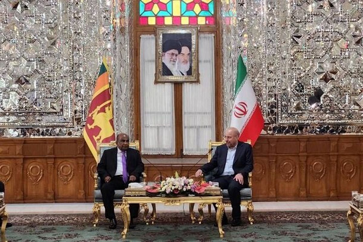 روئسای مجلس ایران و سریلانکا