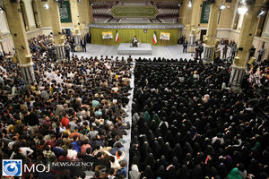 دیدار هزاران نفر از دانش‌آموزان و دانشجویان با مقام معظم رهبری