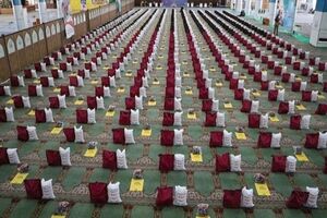 ۱۴ هزار بسته معیشتی در پویش «ضیافت کریمانه» در قم توزیع شد