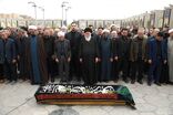 تشییع پیکر غلامحسین صاحبی، جانباز، پیشکسوت دفاع مقدس و عضو سابق شورای شهر مشهد