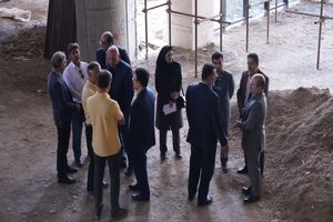 بازدید رییس سازمان مدیریت و برنامه ریزی استان مرکزی از کتابخانه مرکزی اراک