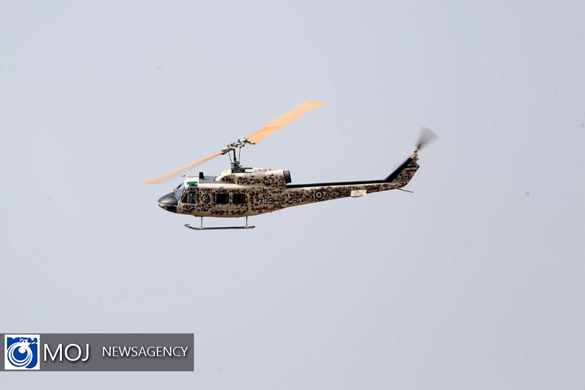 تمرین رژه بالگردی هوانیروز ارتش