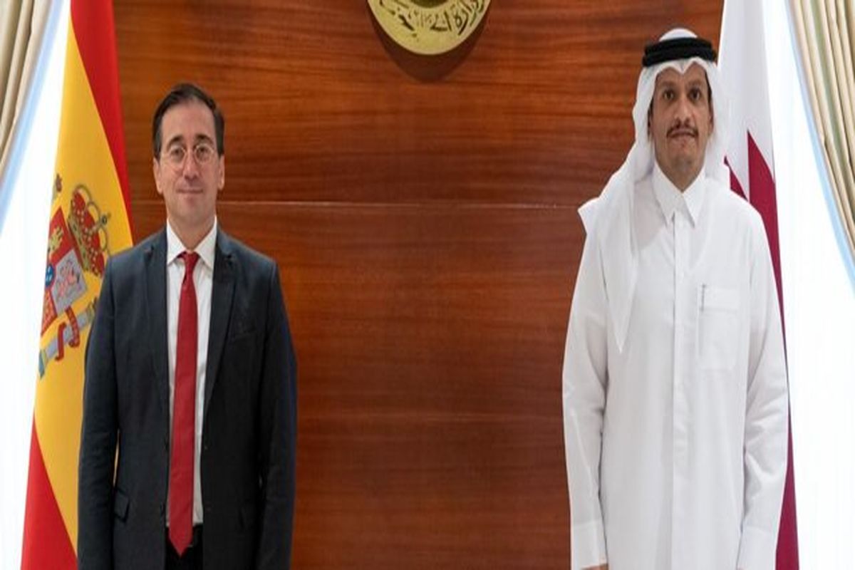 وزرای خارجه قطر و اسپانیا