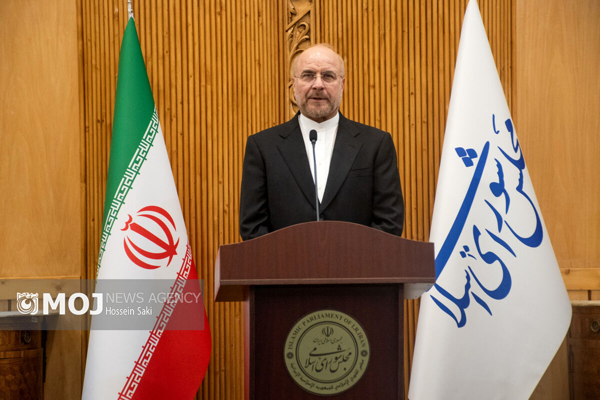 مراسم استقبال از قالیباف رییس مجلس شورای اسلامی