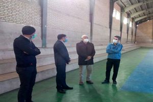 بازدید رییس اداره ورزش و جوانان خمینی شهر از ۲ مجموعه ورزشی در منطقه جوی آباد