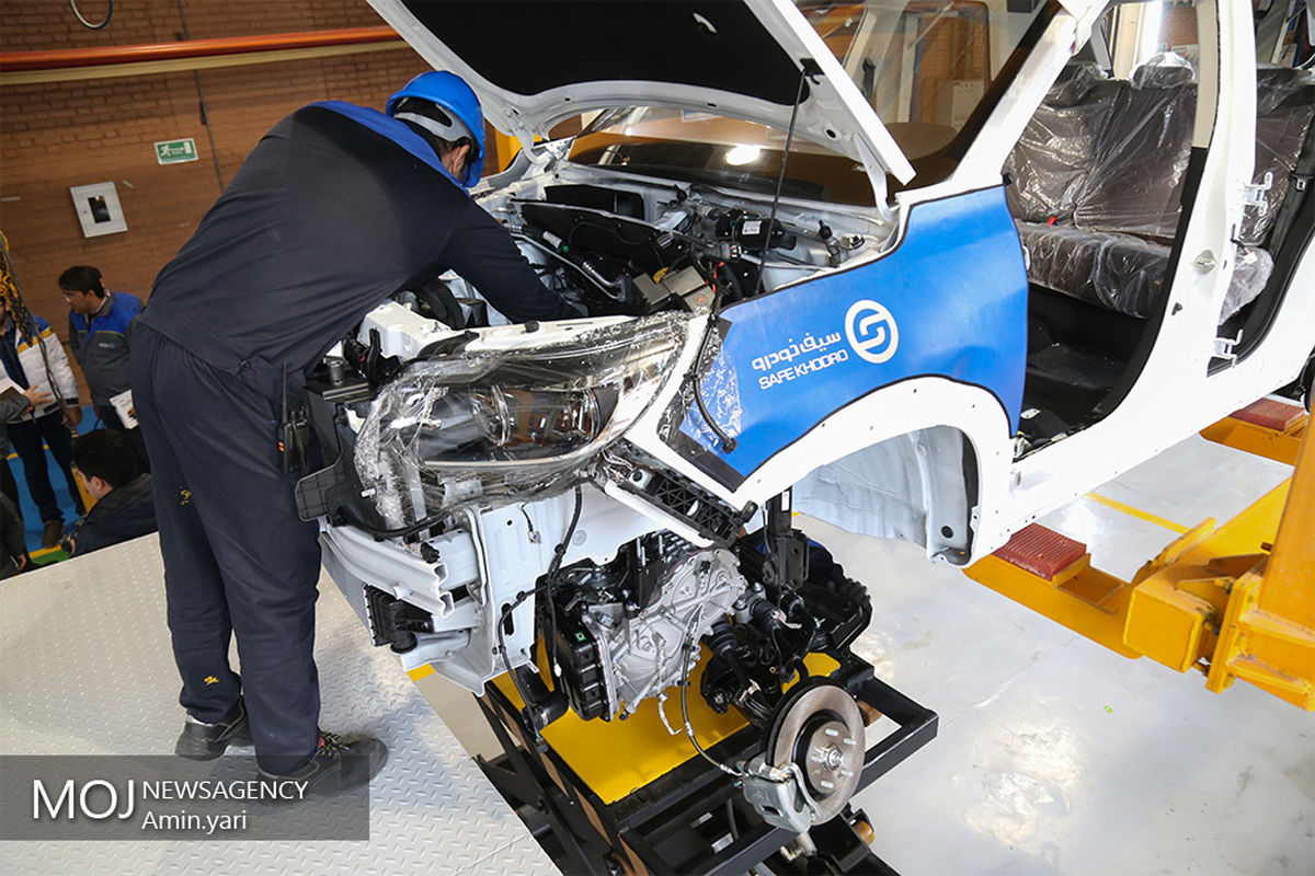 بازدید خبرنگاران از خطوط تولید شرکت سیف خودرو