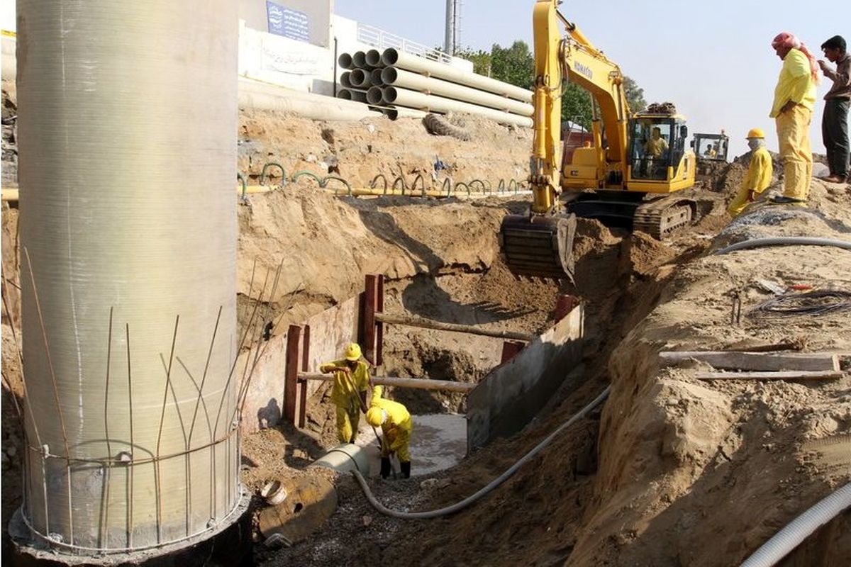 اجراي+شبكه+جمع+اوري+فاضلاب