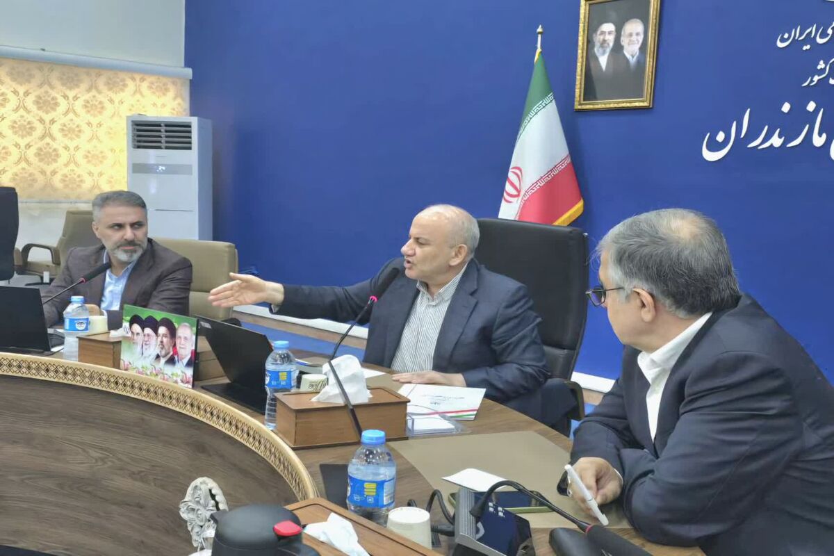 جلسه کارگروه زیربنایی مازندران