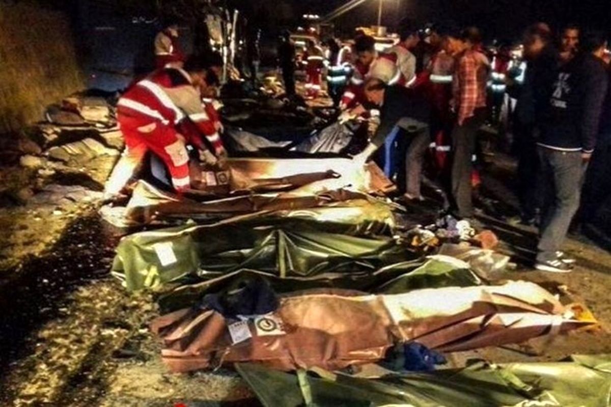 واژگونی اتوبوس ولوو