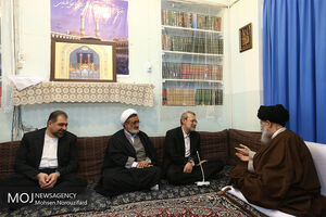 دیدارهای امروز علی لاریجانی