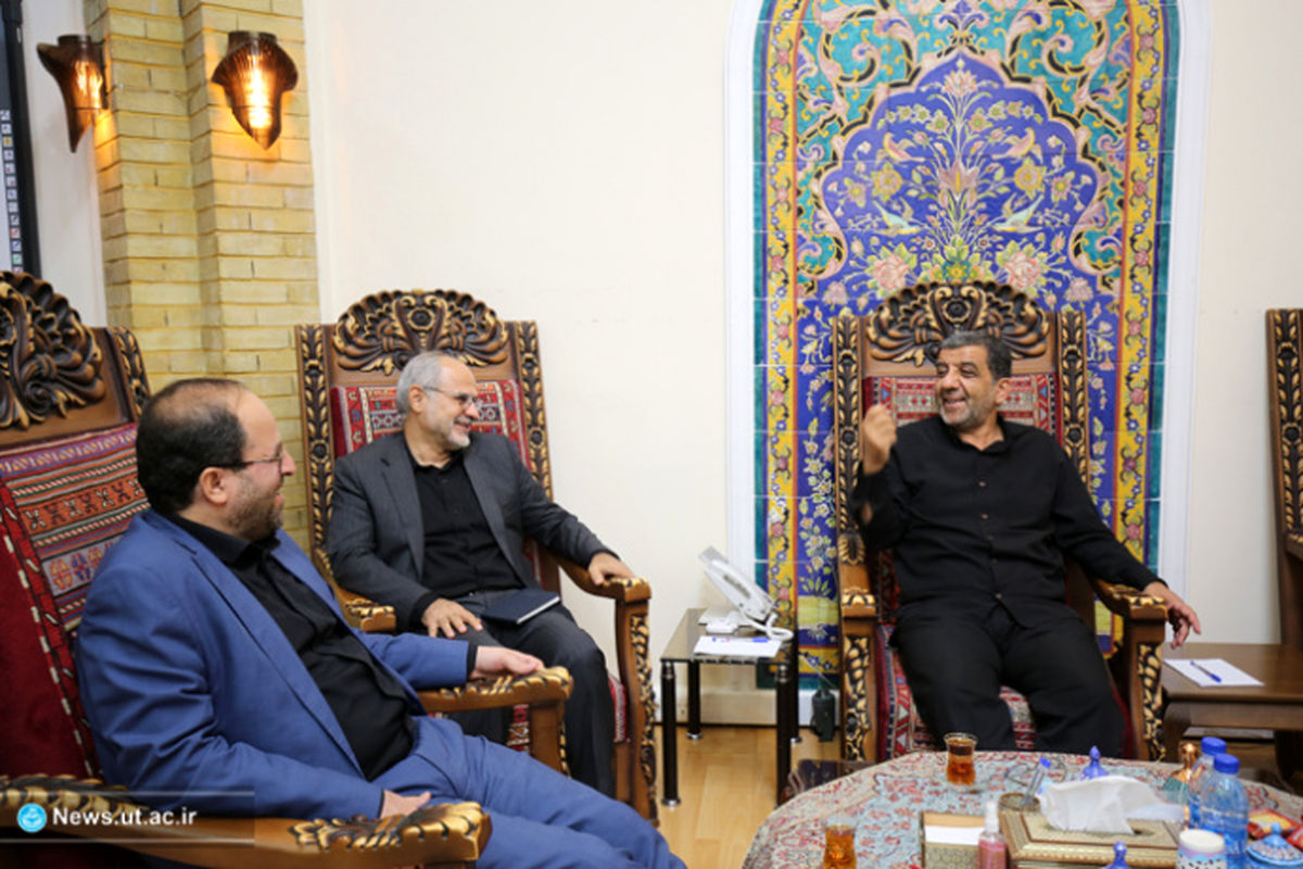 رئیس دانشگاه تهران  و وزیر میراث فرهنگی