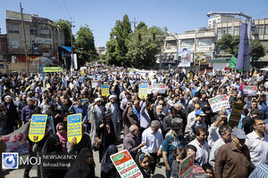 راهپیمایی روز جهانی قدس در کرمانشاه